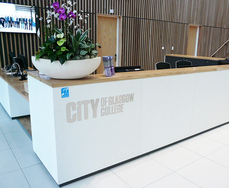 SRM Glasgow College, Joinery