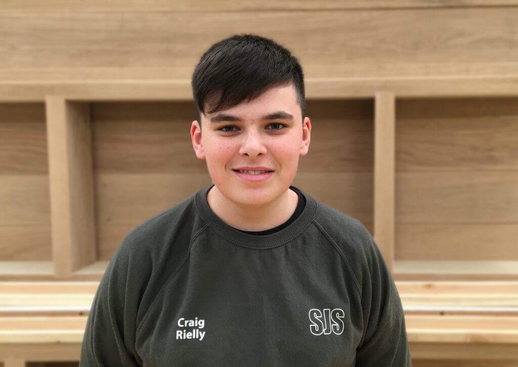 New Apprentice Joiner - Craig Rielly